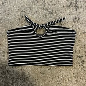 Striped Crop Top